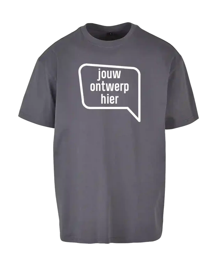 oversize tshirt bedrukken met eigen ontwerp logo footo