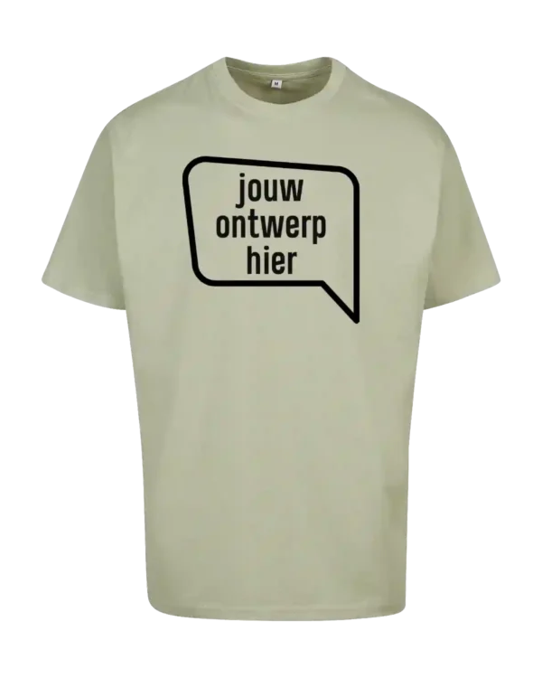 oversize tshirt bedrukken met eigen ontwerp logo footo