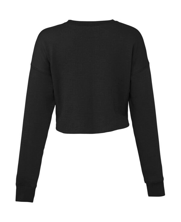 zwart Cropped Crew top dames