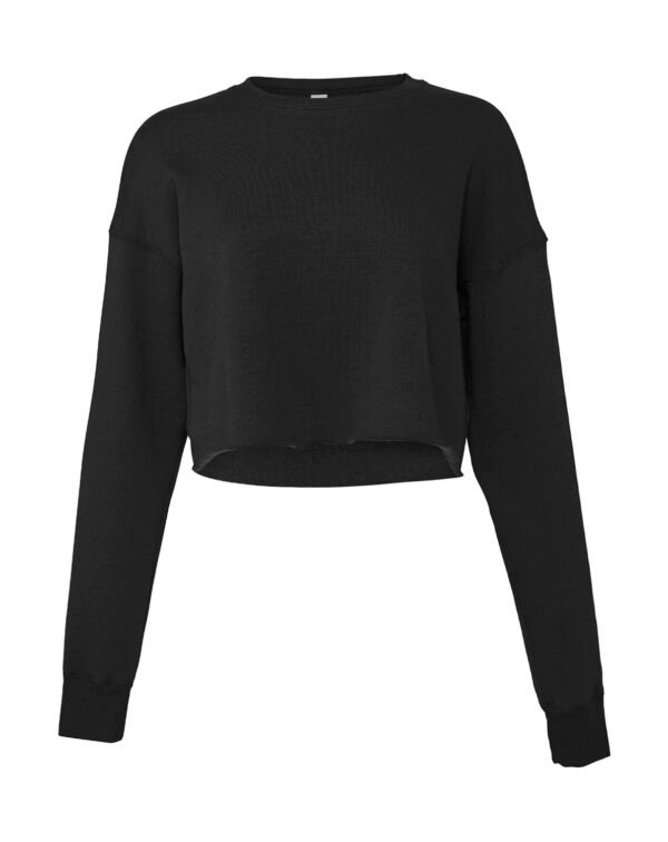 zwart Cropped Crew top dames