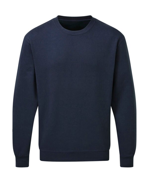 navy Crew Neck Sweater heren