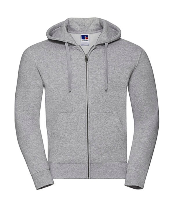 melange zipped hoodie heren