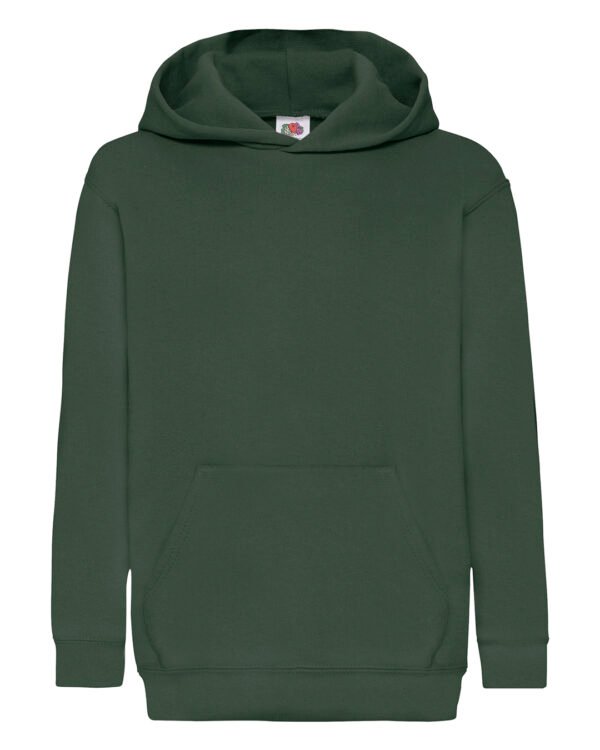 bottle green classic hoodie kinderen