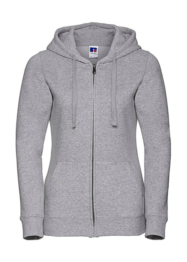 melange zipped hoddie dames