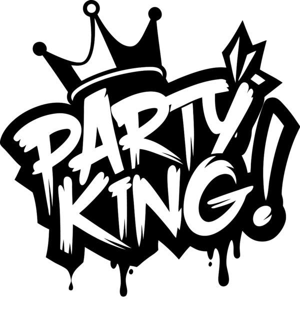 Party king wit hoodie heren