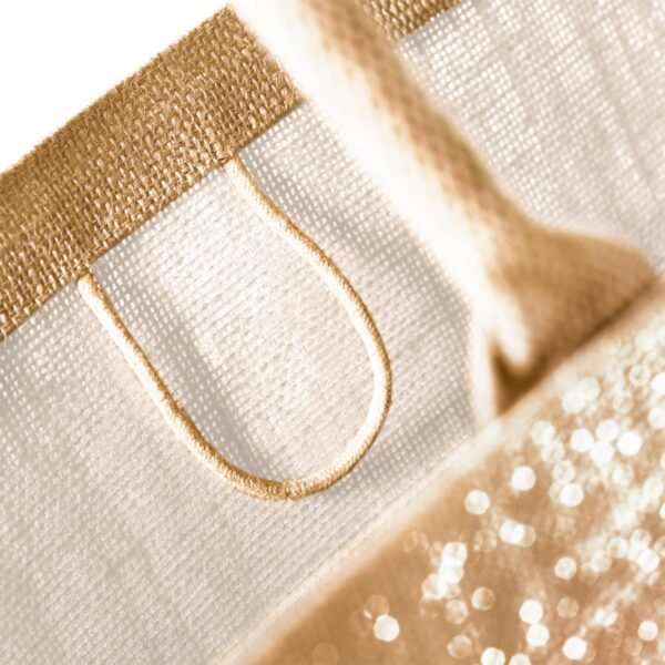 Glitter Jute Shopper bedruken