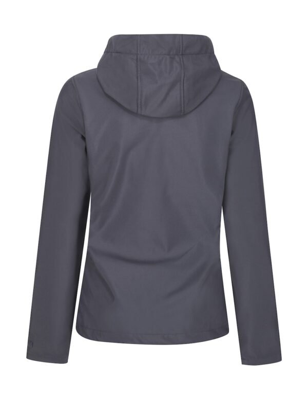dames softshell jas met capuchon bedrukken