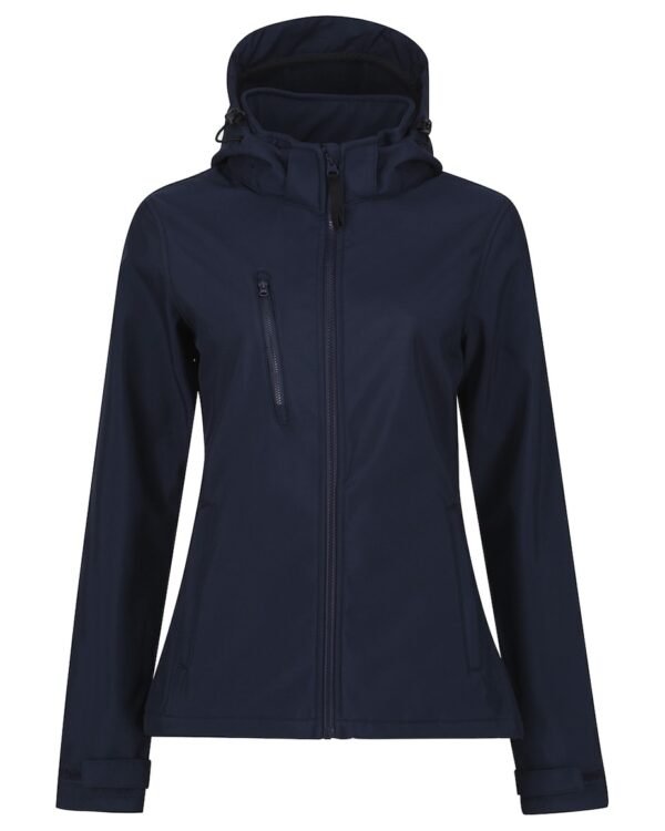 dames softshell jas met capuchon bedrukken