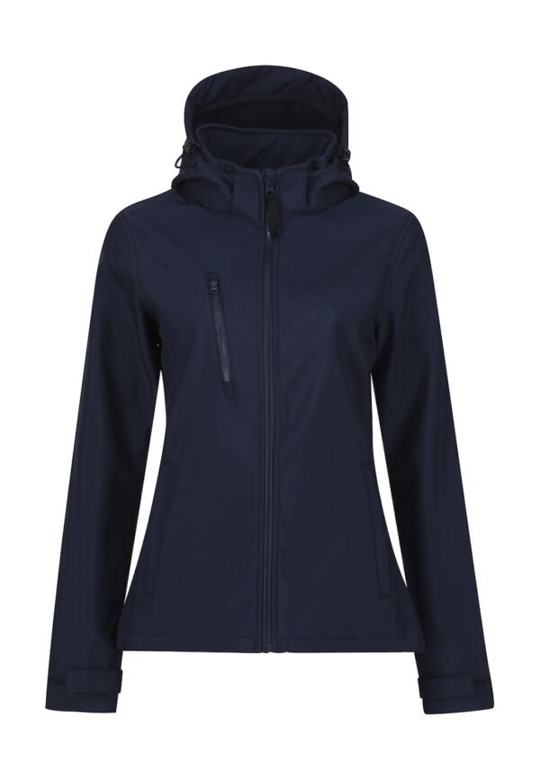 dames softshell jas met capuchon bedrukken