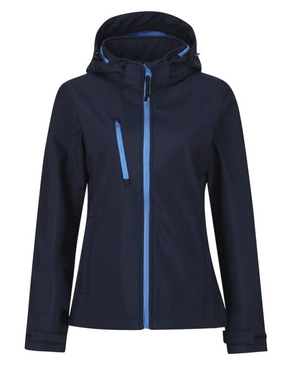 dames softshell jas met capuchon bedrukken