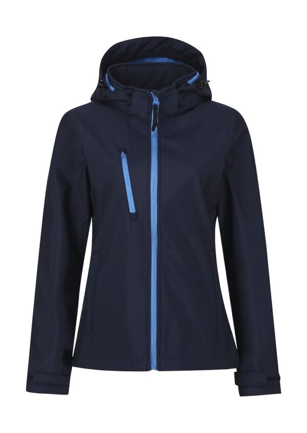 dames softshell jas met capuchon bedrukken