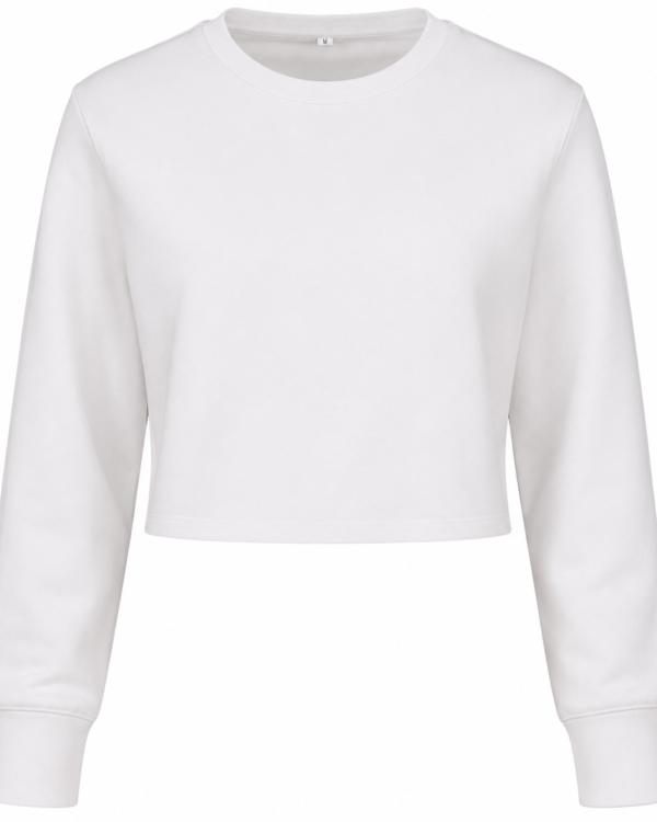 Cropped sweater dames bedrukken