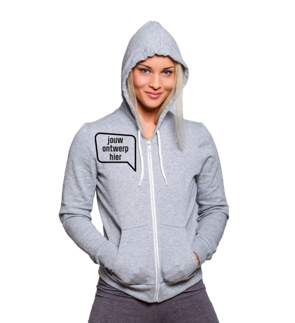 zipped hoodie dames