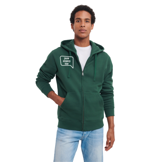 Geritst hoodie heren