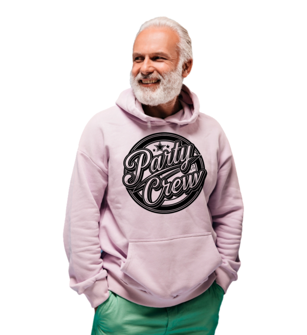 Party Crew lila hoodie unisex