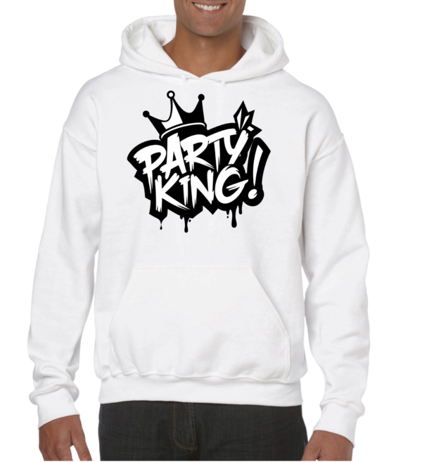 Party king wit hoodie heren