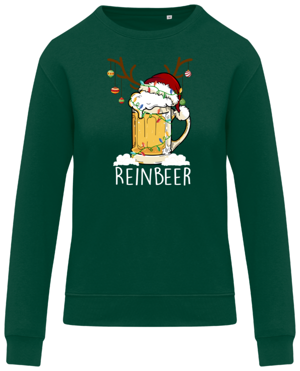 reinbeer_groen _trui unisex