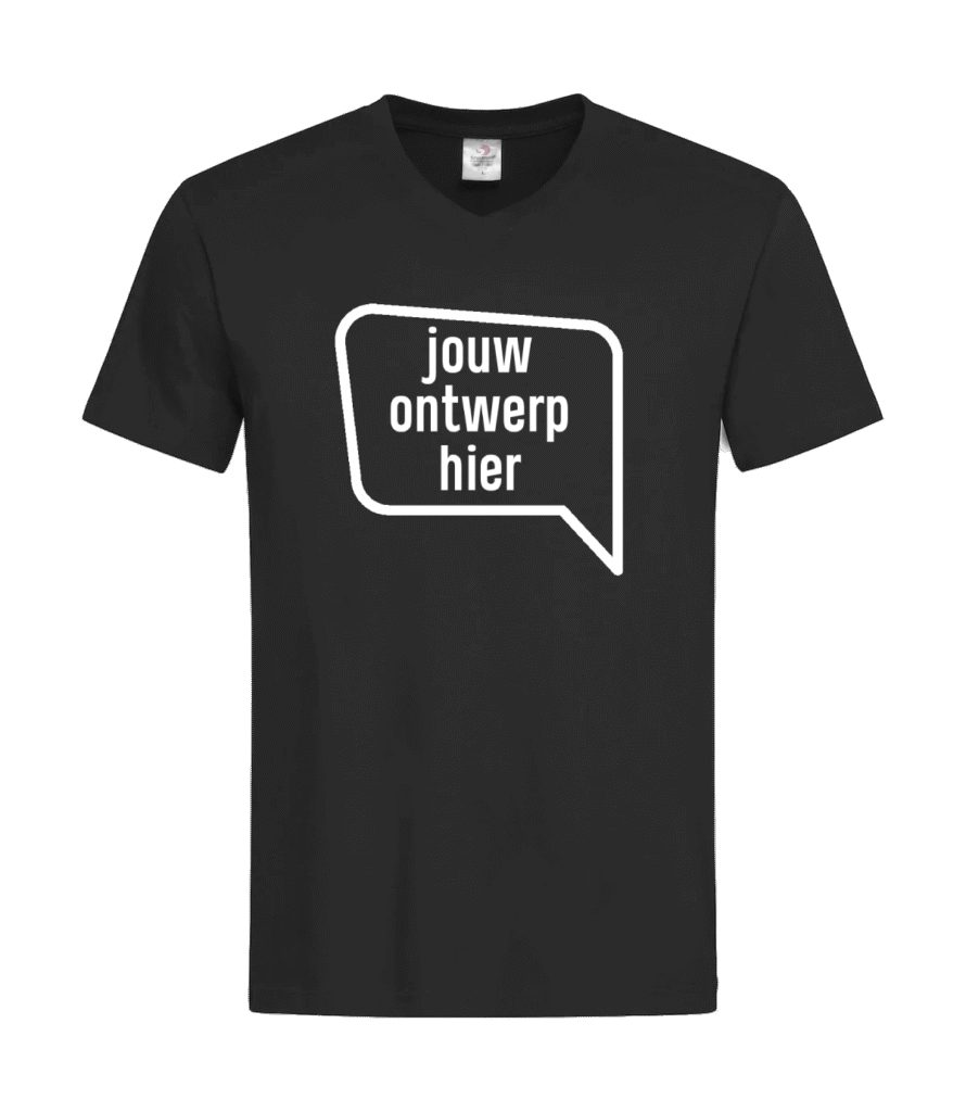 tshirt bedrukken met eihen logo ontwerp foto