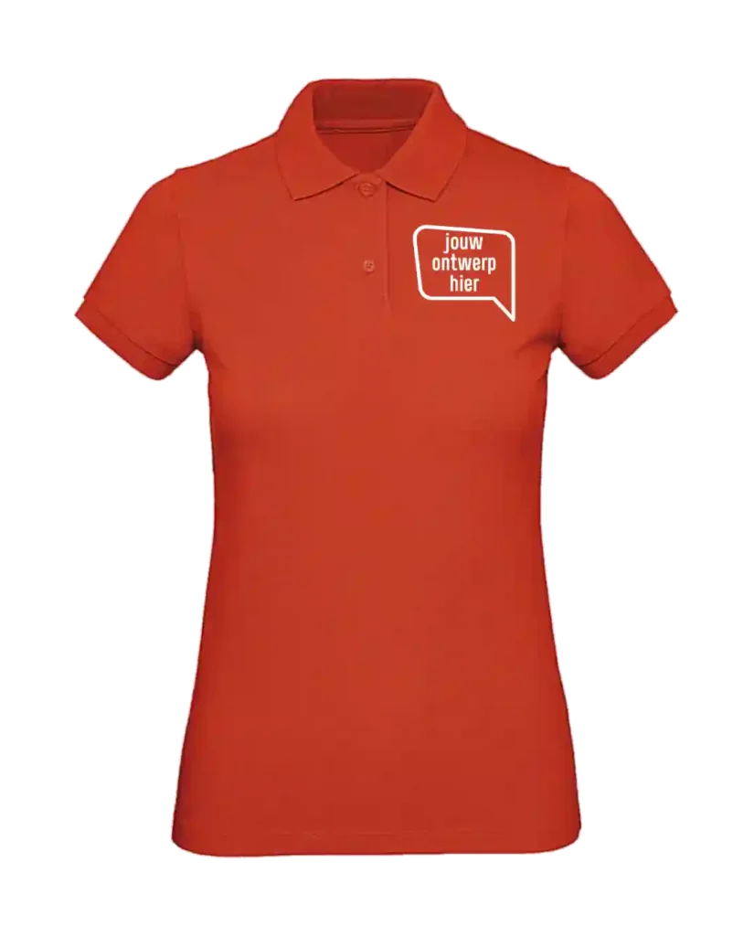 oranje polo tshirt bedrukken met logo foto koningsdag