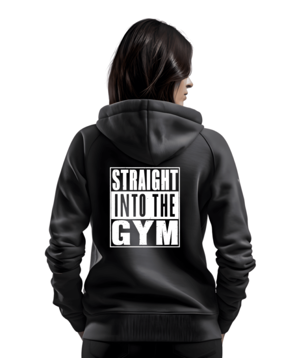 gym hoodie dames met print voor sport en fitness Logoprintlab