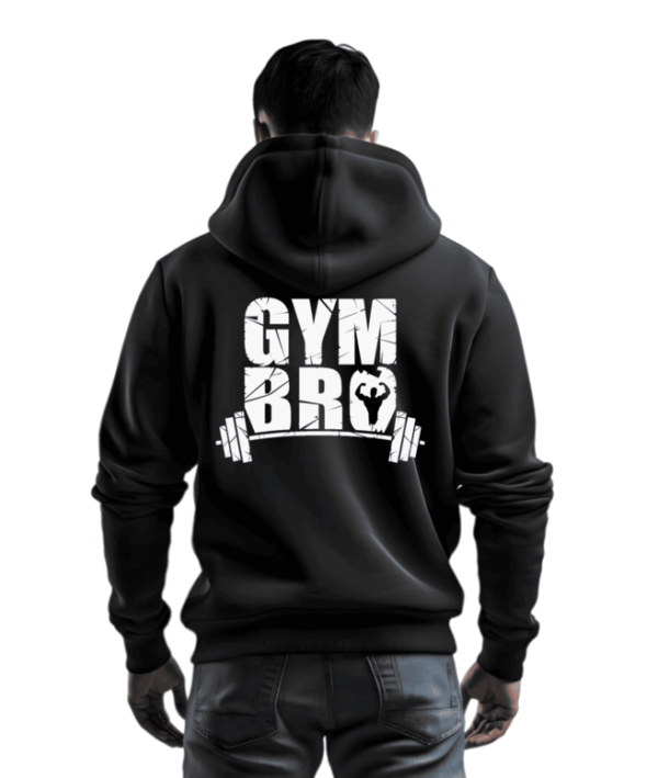 gym hoodie heren met print voor sport en fitness LogoPrintLab