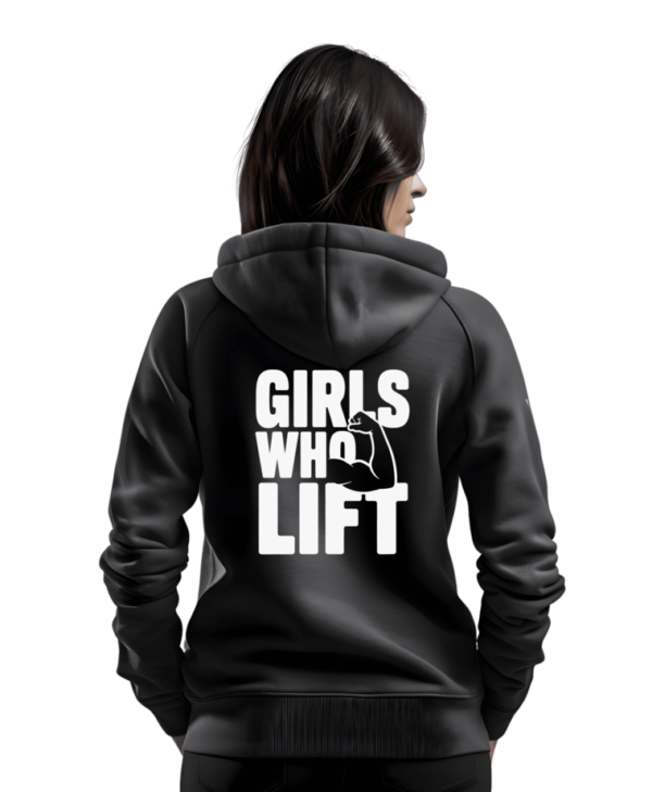 gym hoodie dames met print voor sport en fitness Logoprintlab