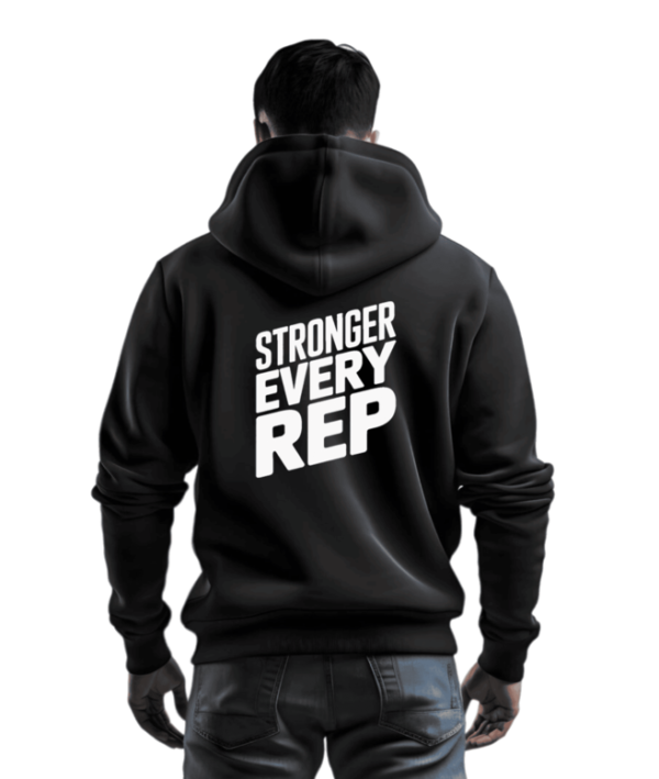 gym hoodie heren met print Logoprintlab