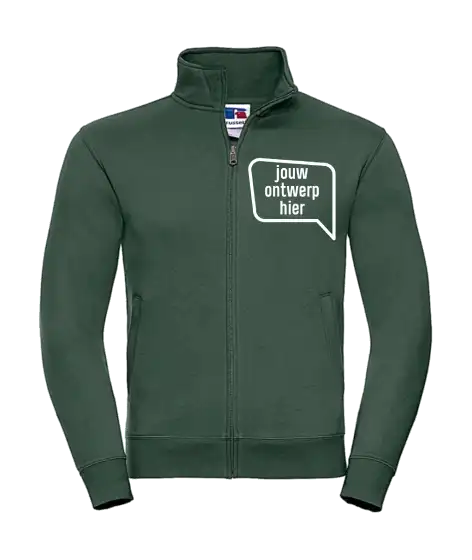 Sweat Jacket heren bedrukken ontwerpen online