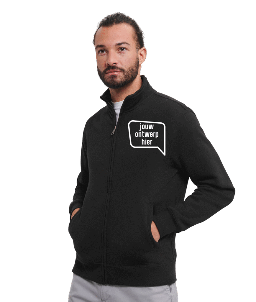 Premium Sweat Jacket Heren bedrukken