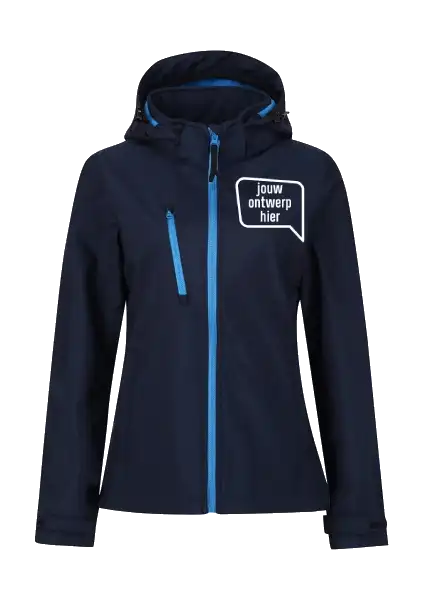 bedrukken soft shell jas dames