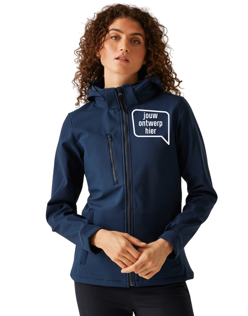 Softshell Jas Dames met capuchon bedrukken