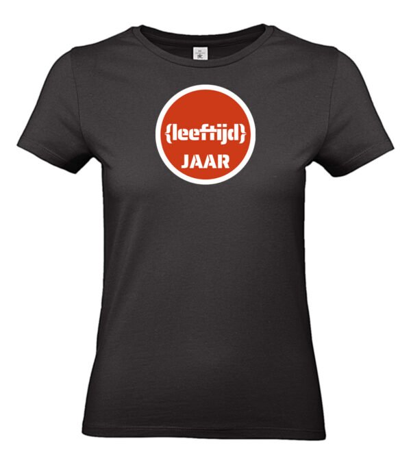 T-shirt Stopbord met leeftijd bedrukken