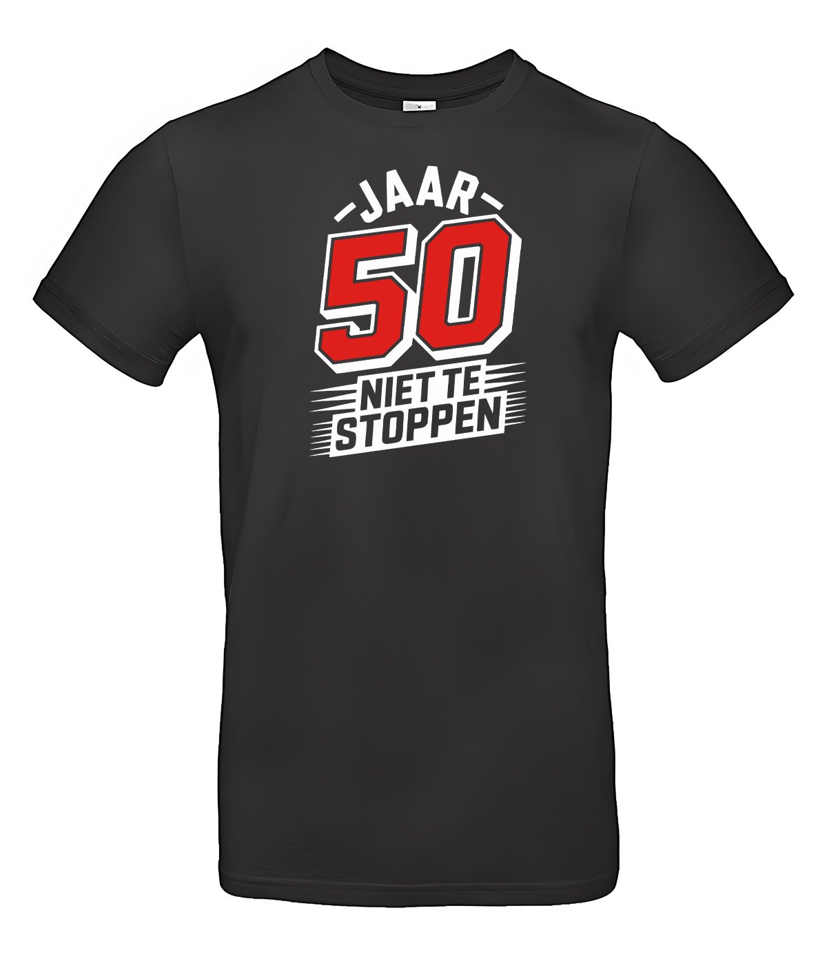 Thema_50 jaar – Niet te stoppen_2_1 t-shirt-50-jaar-bedrukken
