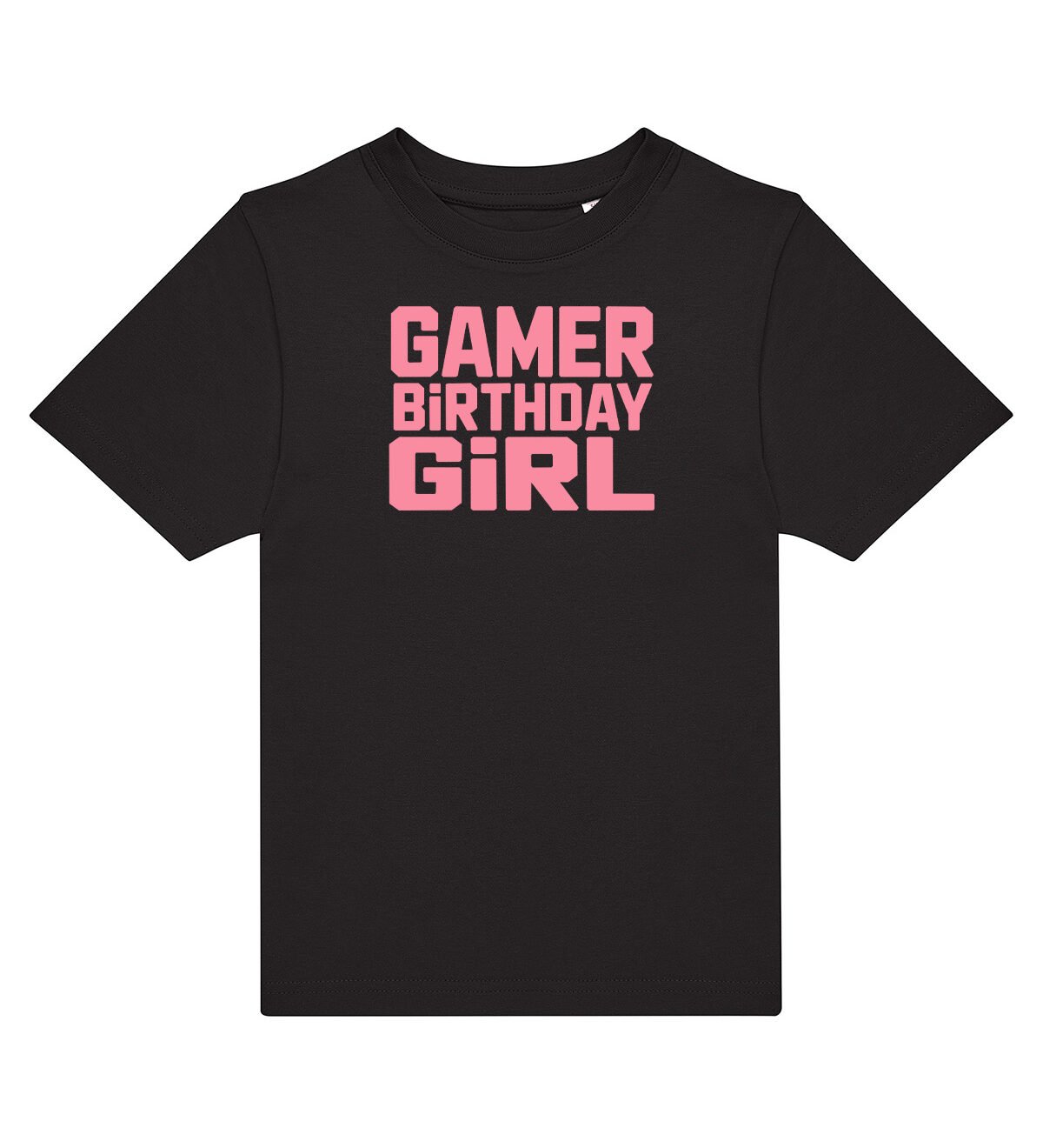 Thema_Gamer birthday Girl_1200x1800_1_1 T-shirt Gamer Girl met foto en naam