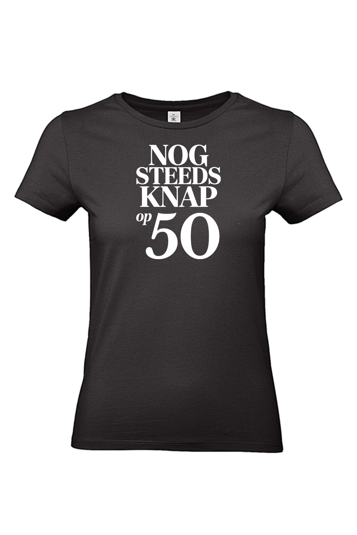 Thema_Nog steeds knap op T-shirt “Nog steeds knap op 50” | Leuk verjaardagscadeau voor vrouwen