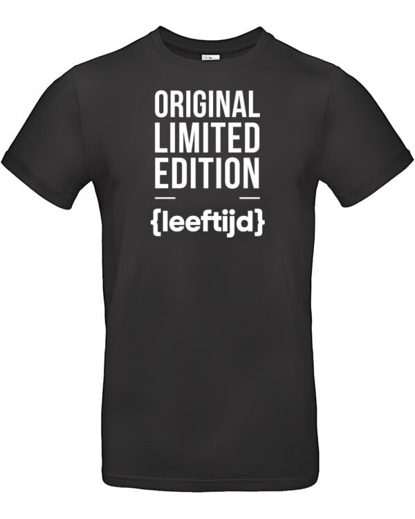 limited edition verjaardag t-shirt