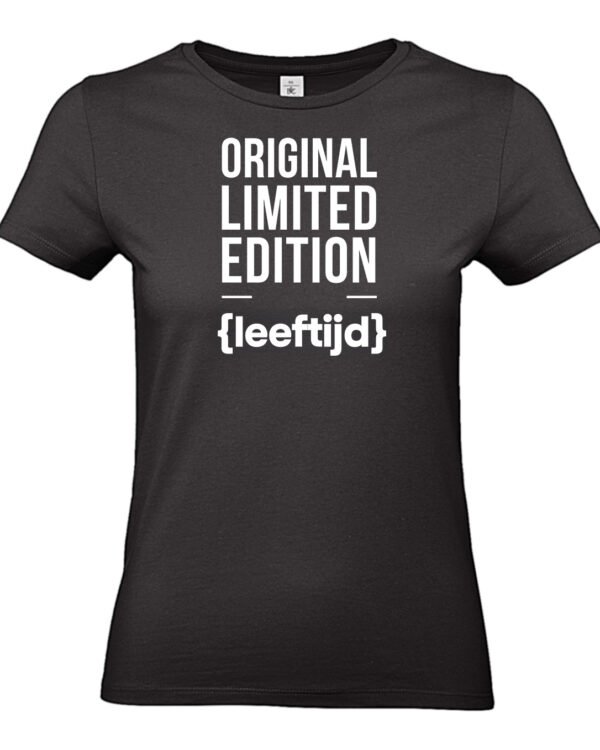 limited edition verjaardag t-shirt